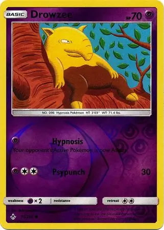 Unbroken Bonds Drowzee #71/214 reverse holo